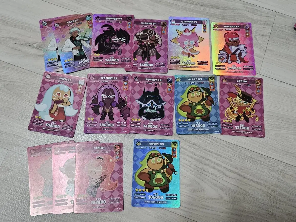 Cookie Run Kingdom Collecting Cards Rare Grade Cards