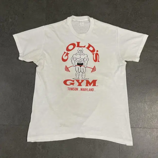 80s 빈티지 골드짐 Gold Gym 티셔츠