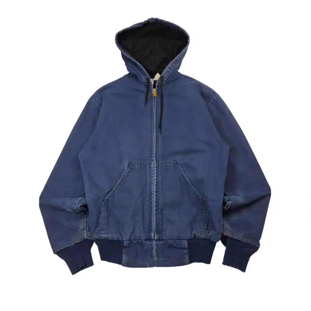 70s-80s key Imperial Duck Canvas Hooded Zip-up S