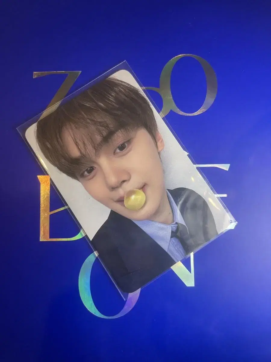 Zerobaseone kim gyuvin bubblegum photocard