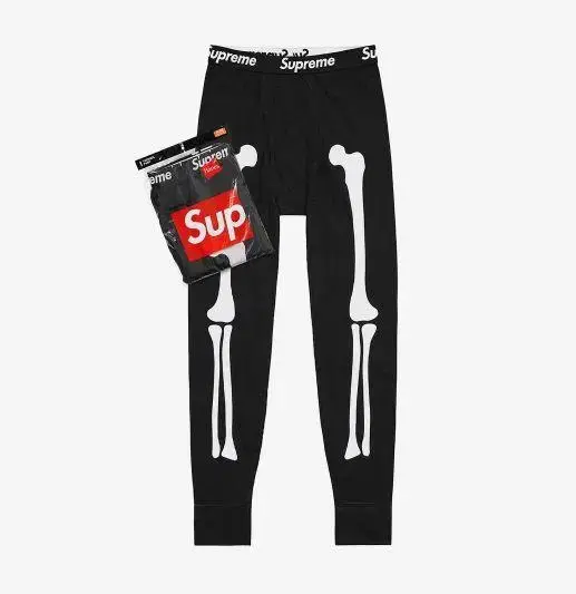 Supreme Haynes Bones Thermal Pants Black (1 pc)