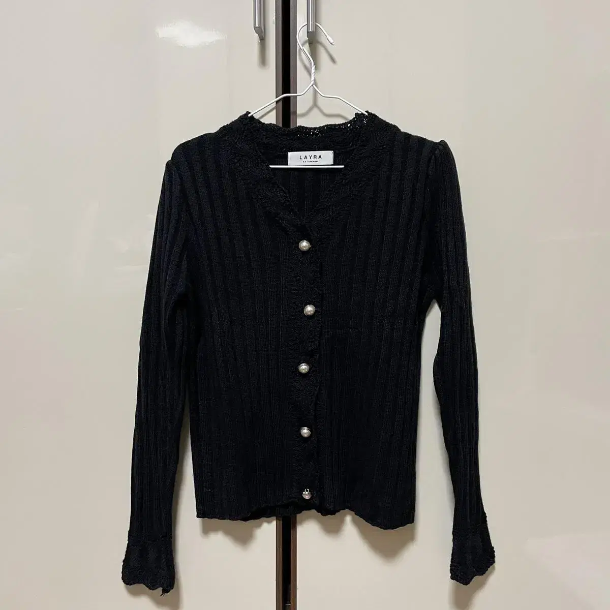 [FREE] Black Pearl Cardigan Black Ruffle Cardigan Black V-Neck Cardigan Black Ribbed Cardigan