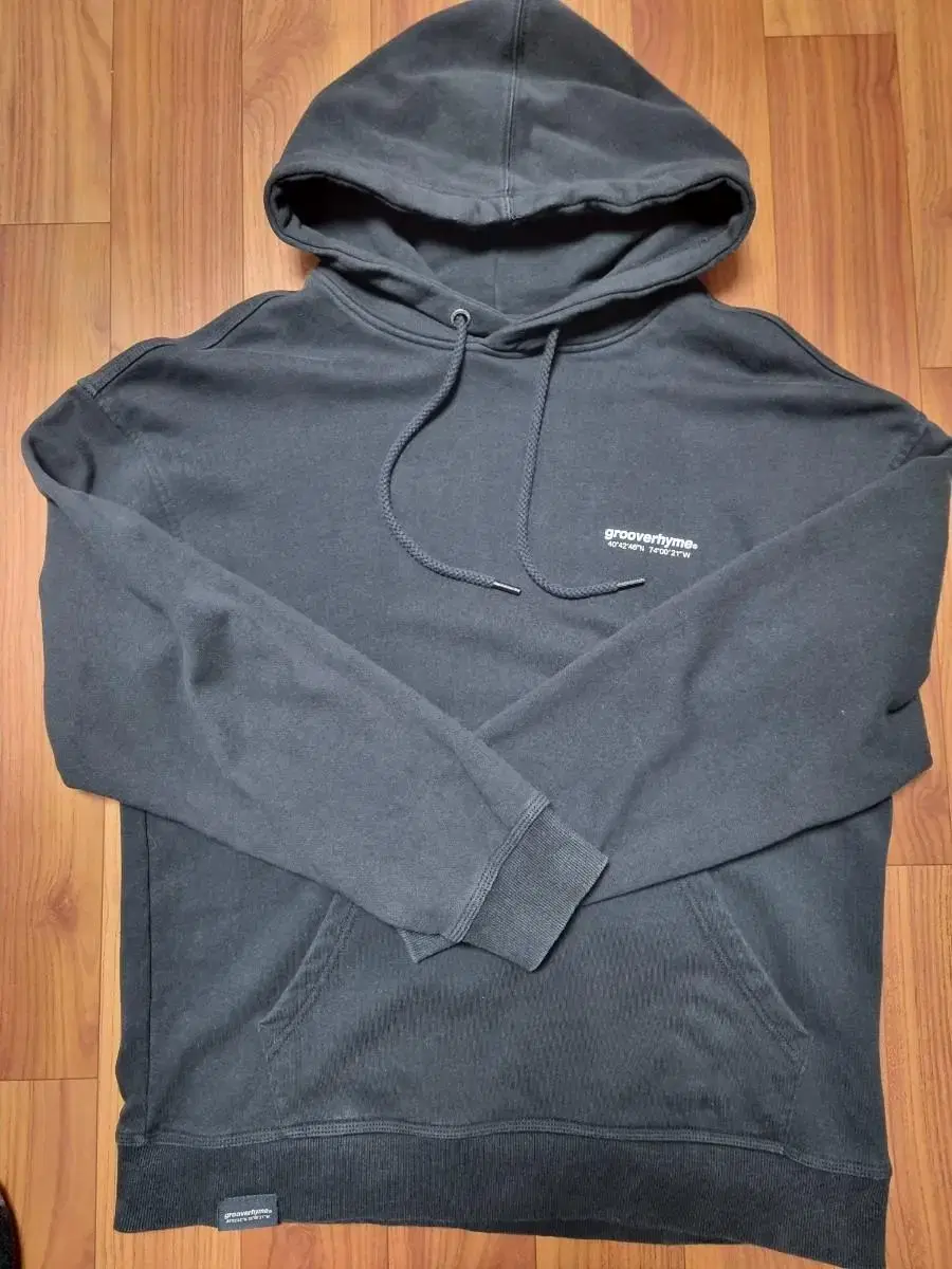 Grosgrain Overfit Hoodie Black M