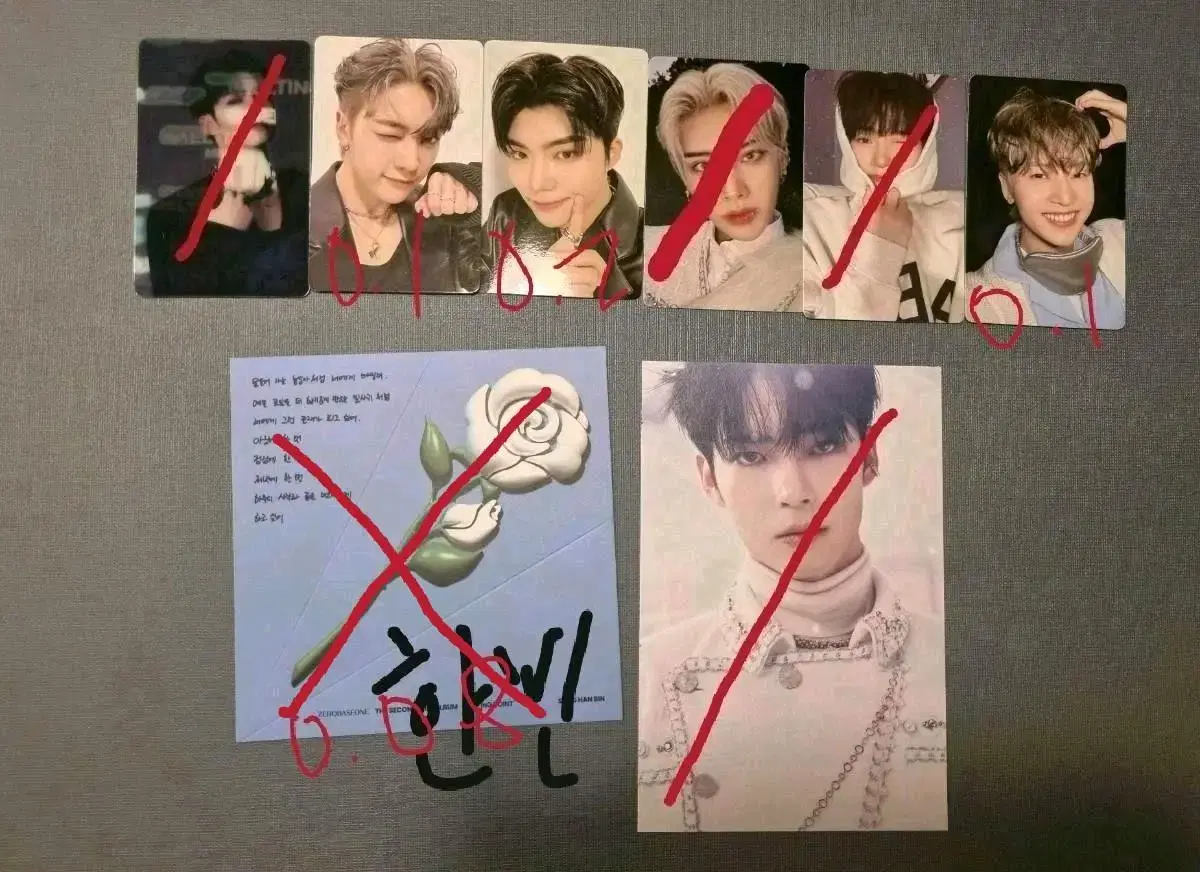 ZB1 Vol. 2 Melting Point hanbin ricky Matthew Gunwook photocard WTS