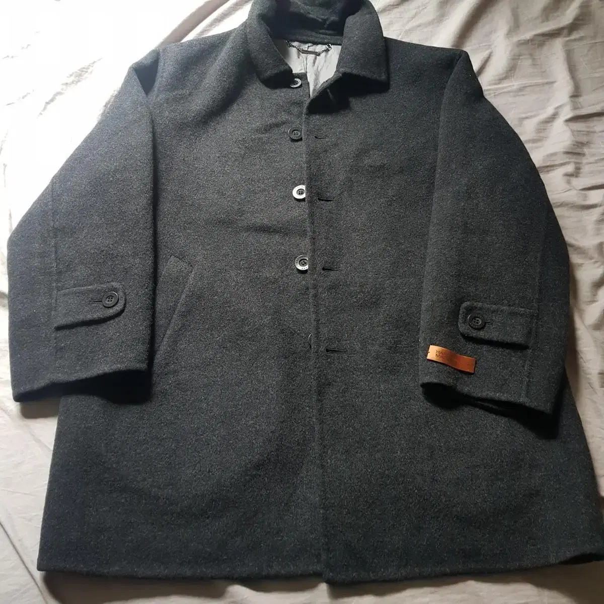 GALAXYWool and cashmere handmade mac coat