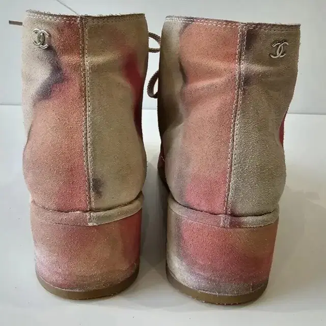 Chanel Multicolored Suede Ankle boots