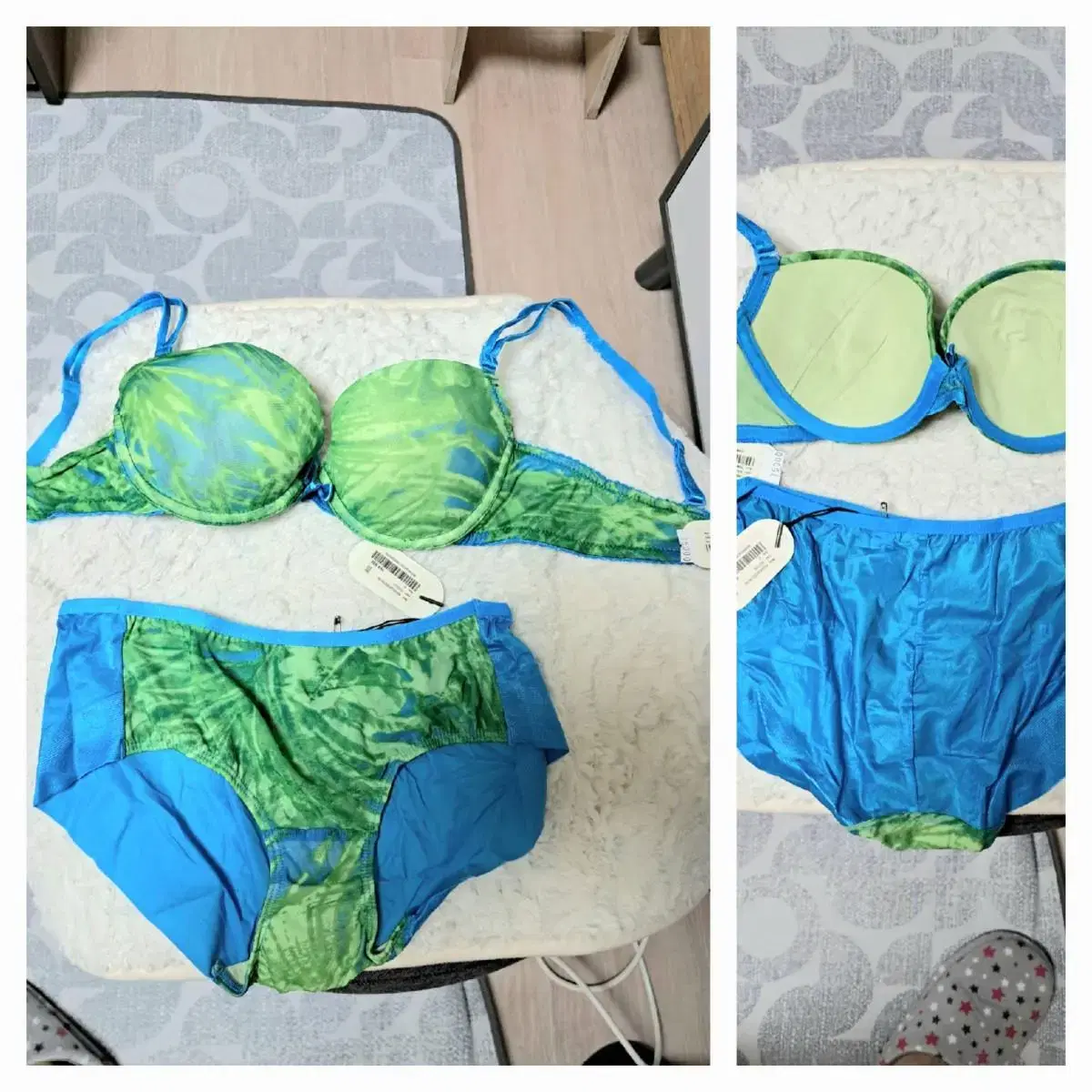 (New) Misso/Loveholic Bra Panty 4Pcs