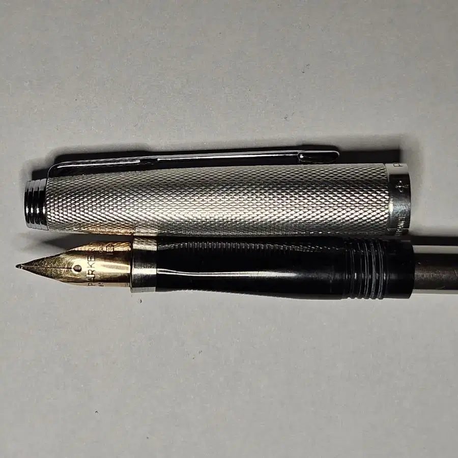 Parker 75 Grain d'Orge silver plated