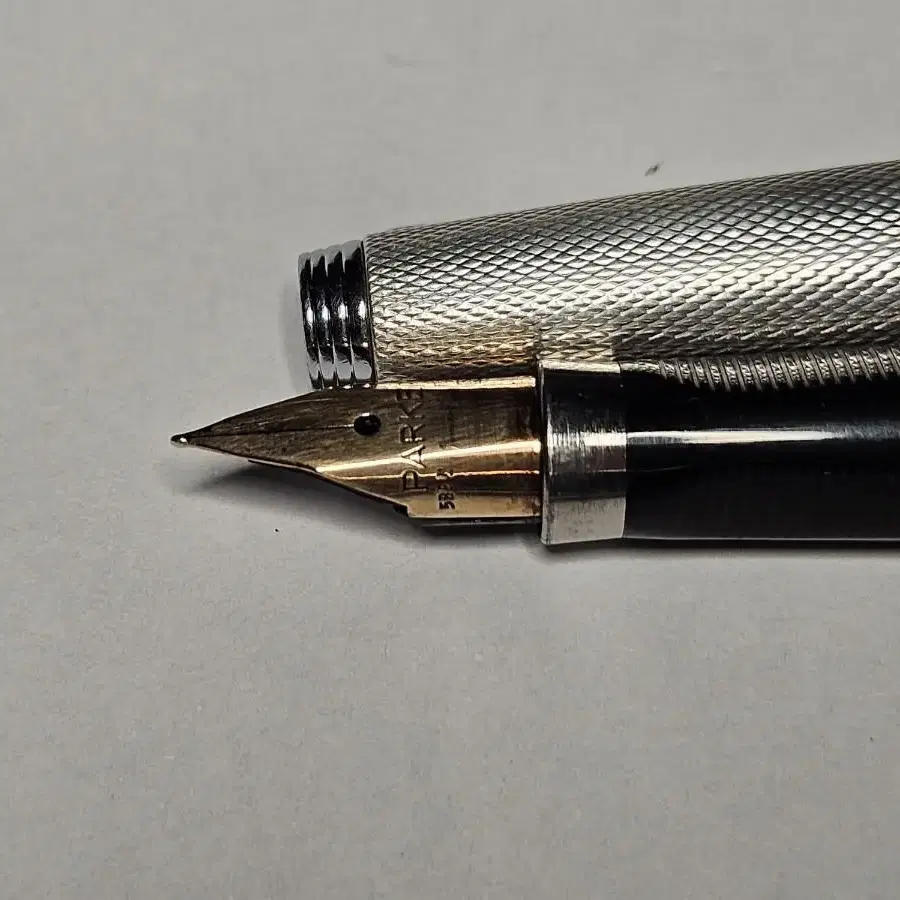 Parker 75 Grain d'Orge silver plated