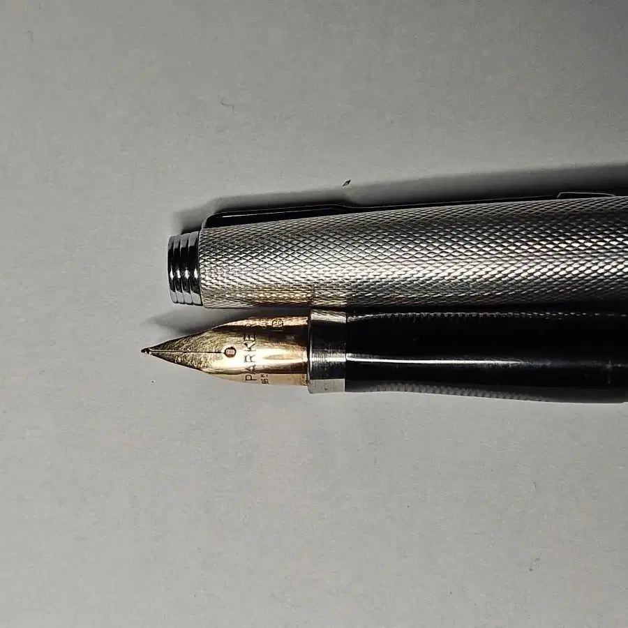 Parker 75 Grain d'Orge silver plated