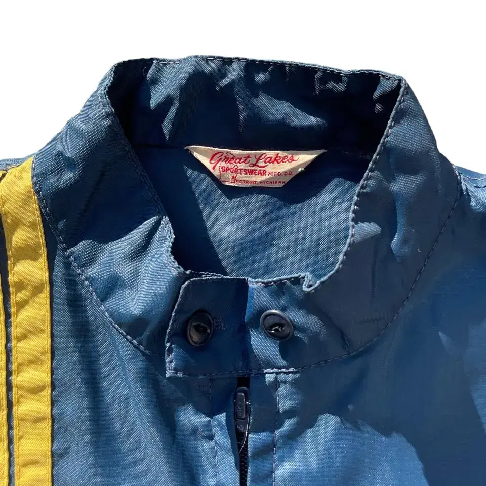 70s monroe nylon racing jacket