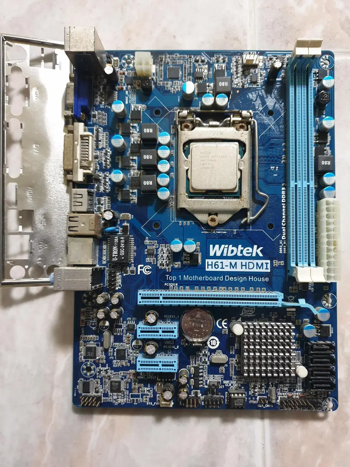 i5 3570 Wibtek H61 램8g ssd120g 4만원