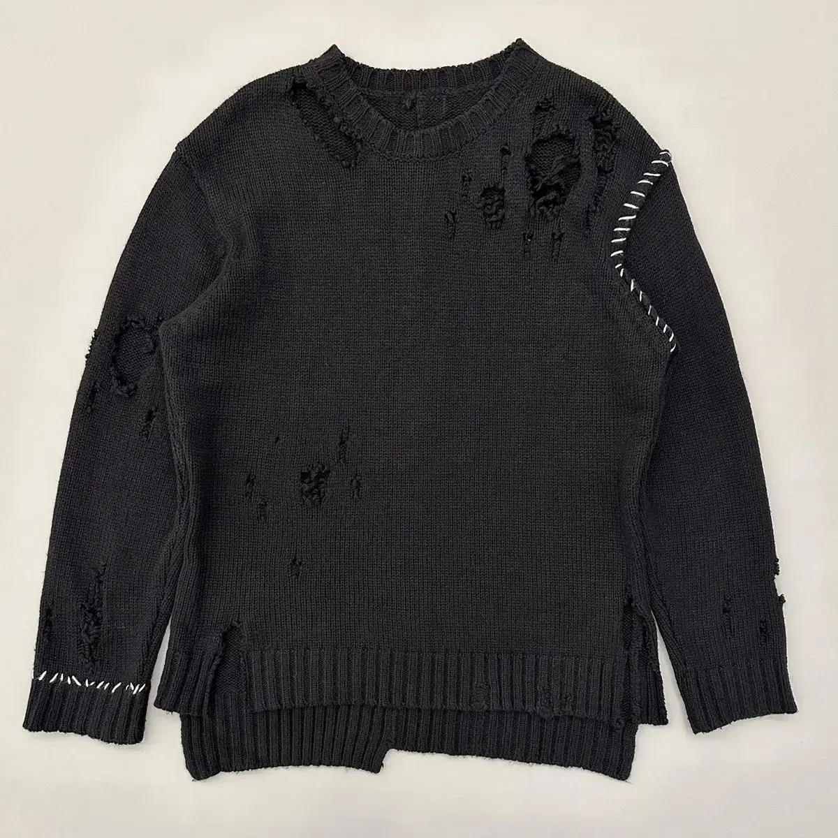 Destroyed Wool Knit XL