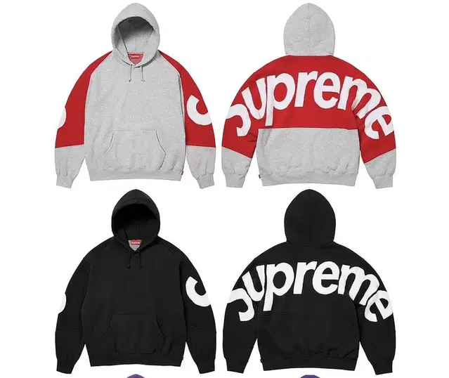 Supreme) 슈프림 빅로고 후드 스웨트셔츠  L