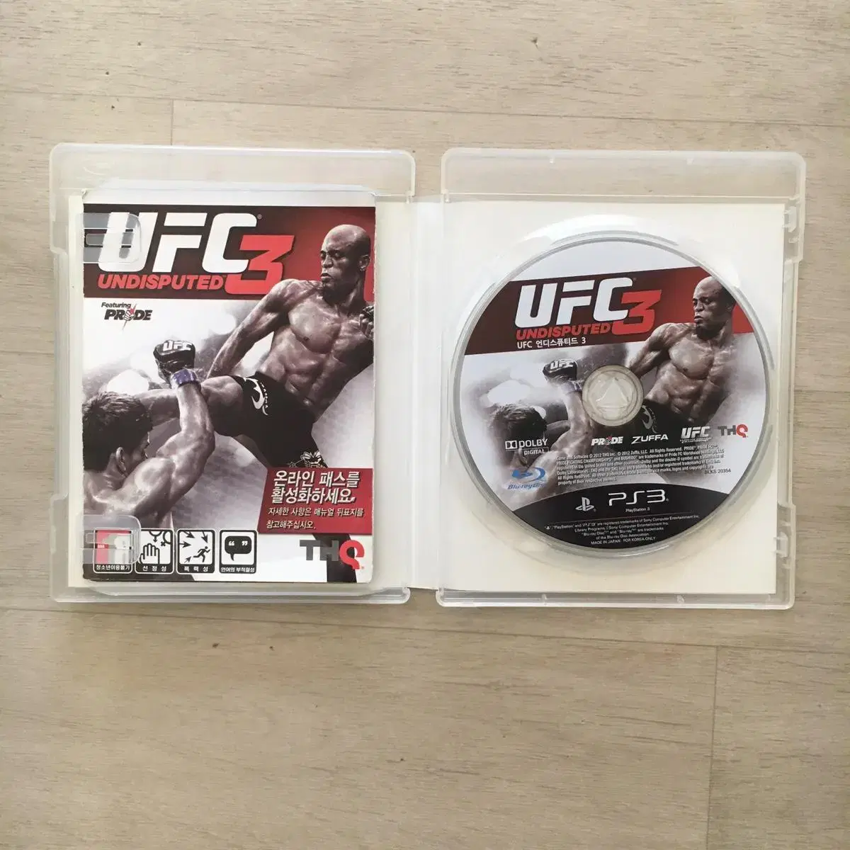 플스3 PS3용 UFC3 언디스퓨티드 정발