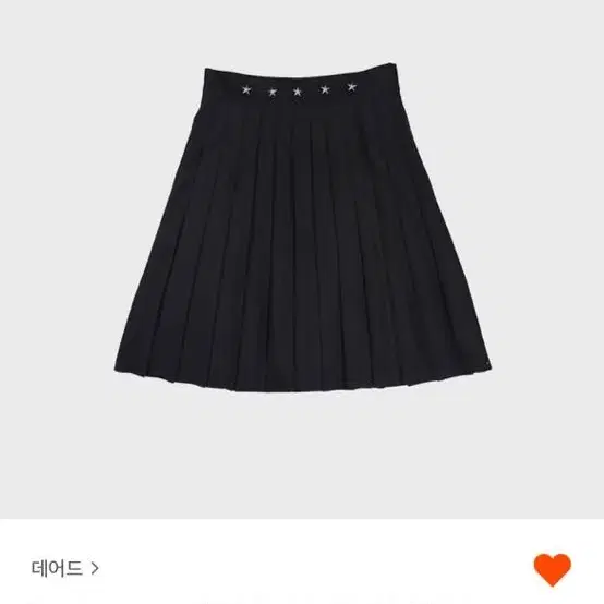 데어드 star ribet pleated skirt [구해요]