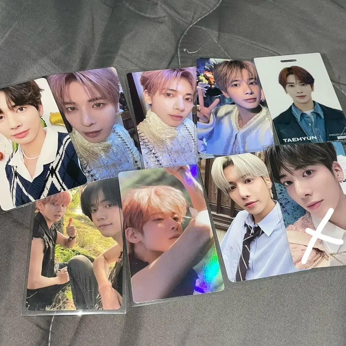 txt taehyun photocard bulk wts temptation ld 냥냥즈 유스 데코키트 럽식콘