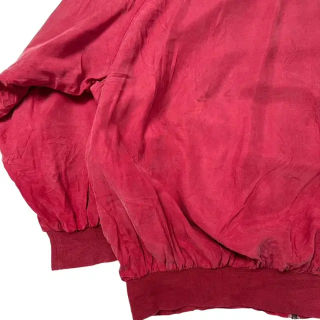 vintage cherry silk blouson jumper