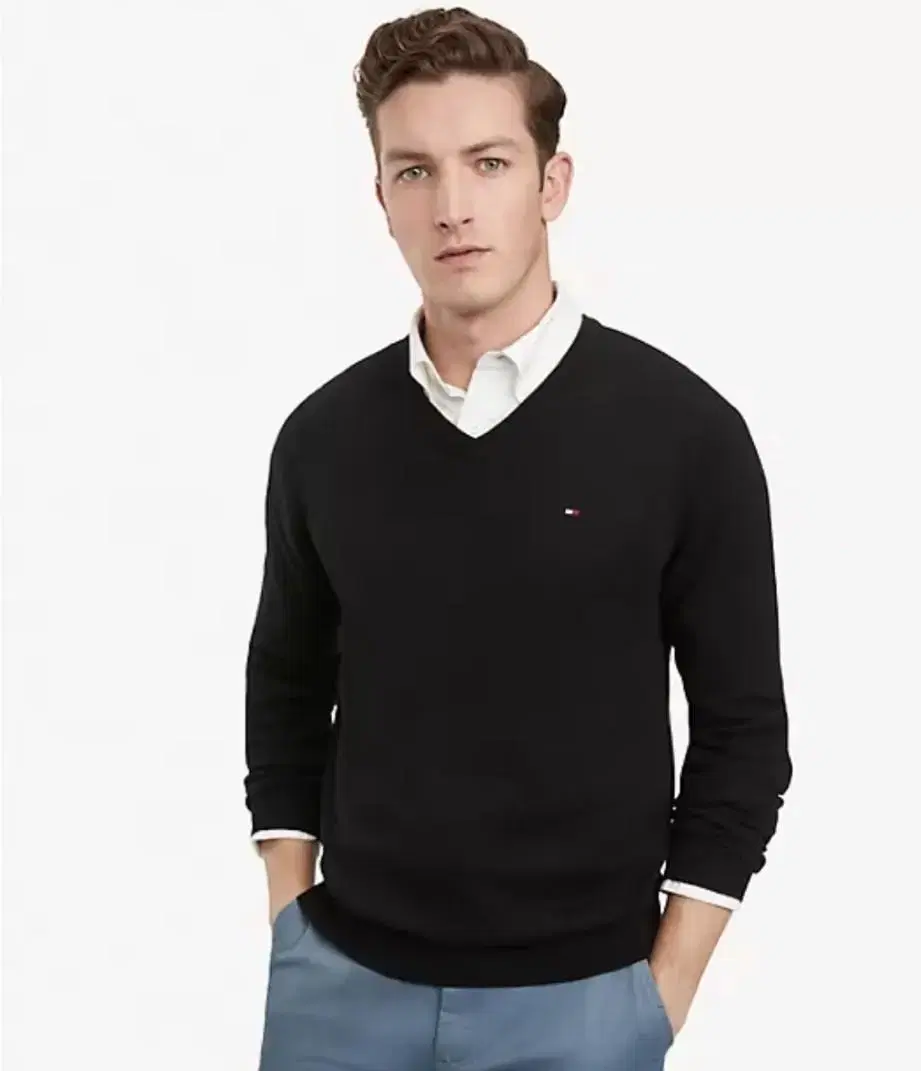 Tommy Hilfiger Men's V-Neck Sweater New Arrivals