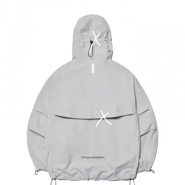 노매뉴얼 PENON WIND SHELL - WARM GRAY M