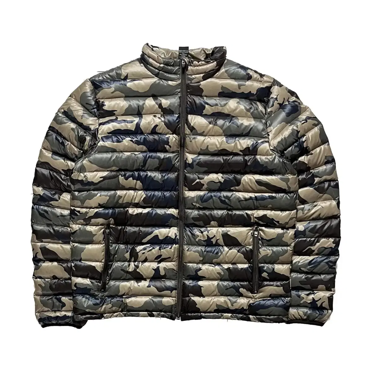 Vintage Camo Puffer Jacket Padding