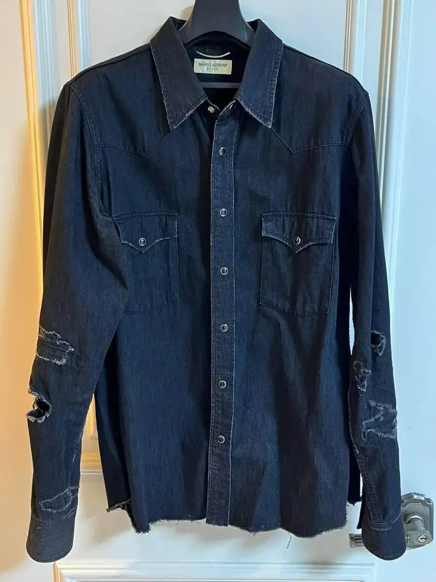 Saint Laurent 16SS Western Dress Shirt