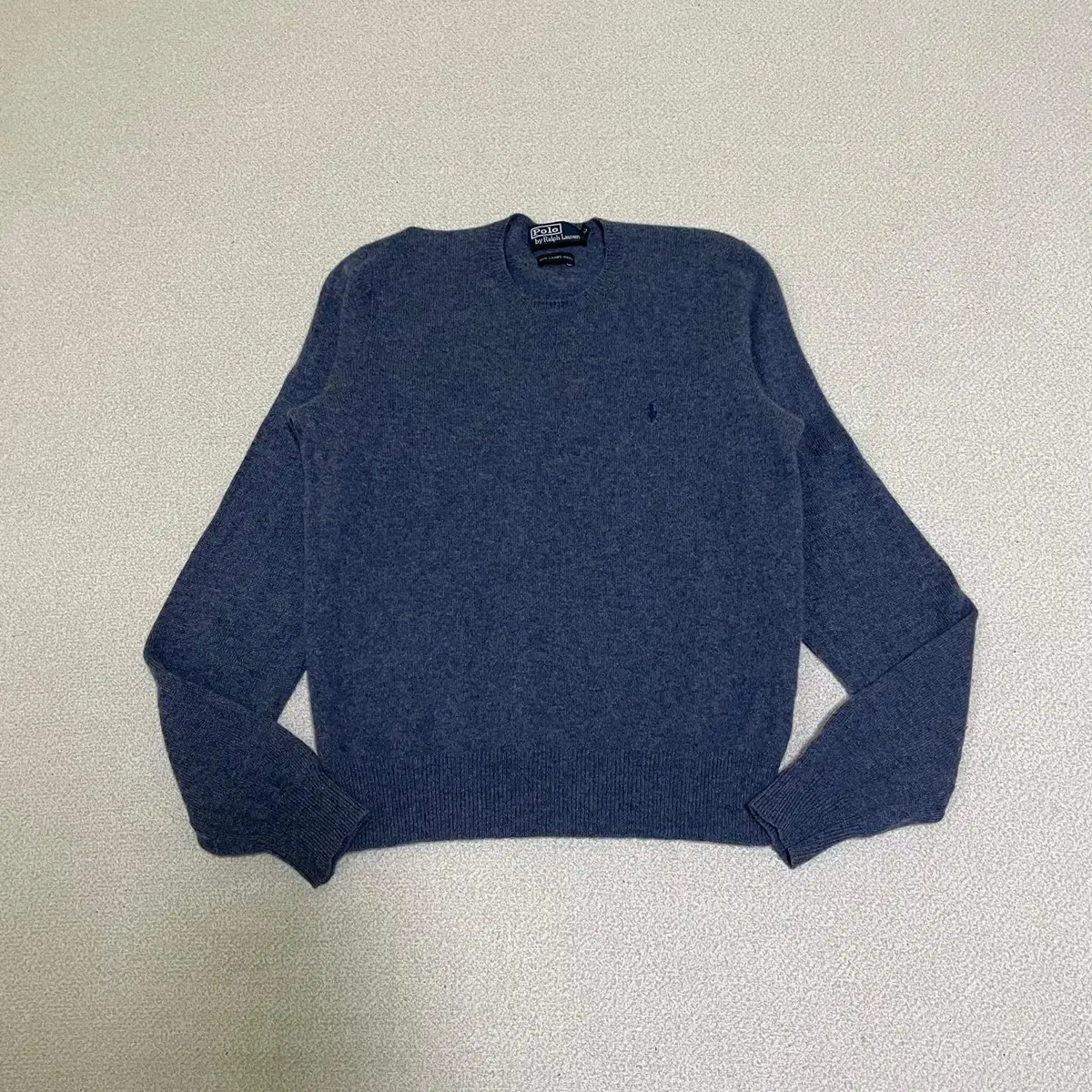 S Polo Lambswool Round Knit N.2046