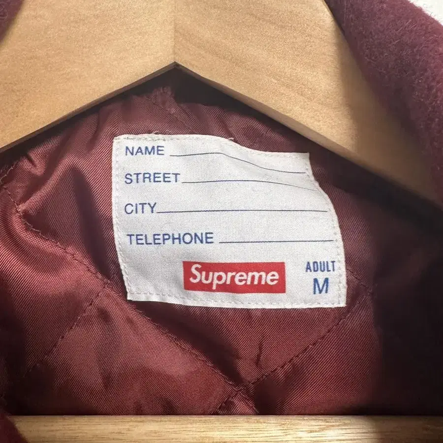 [M] 13fw supreme 슈프림 캡틴 바시티