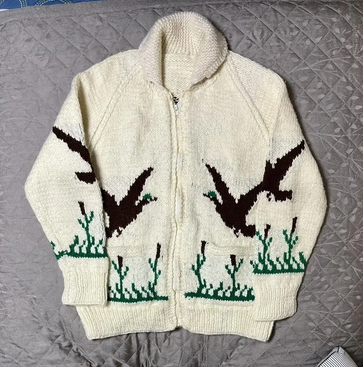 Vintage Cowichan Cardigan