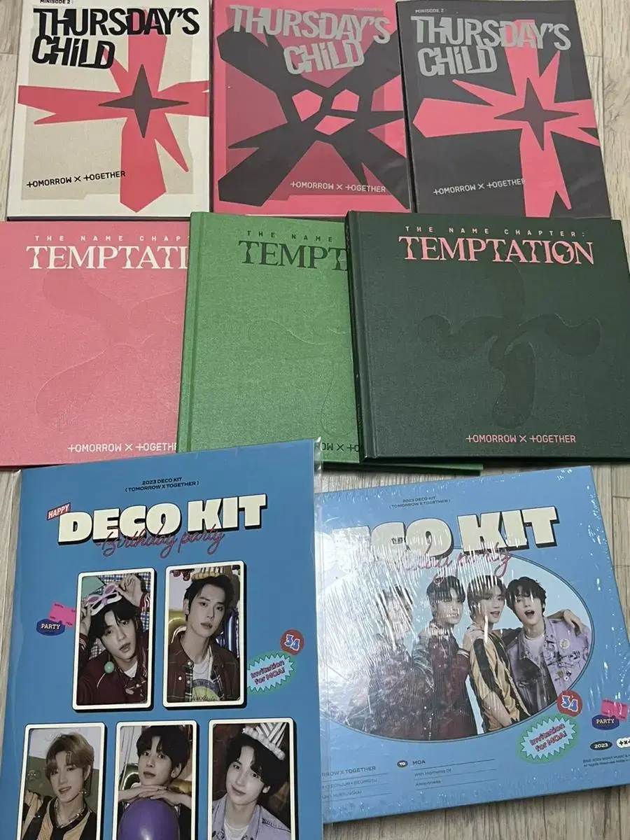 TXT album, sealed Deco kit 2023 disposal