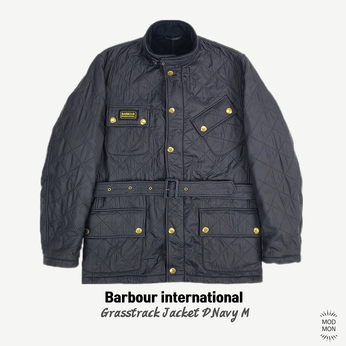 Barbour International Grastrack Dark Navy M