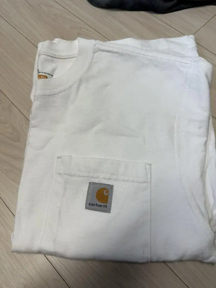 Calhart Pocket Logo Vahn Short Sleeve Tee White S