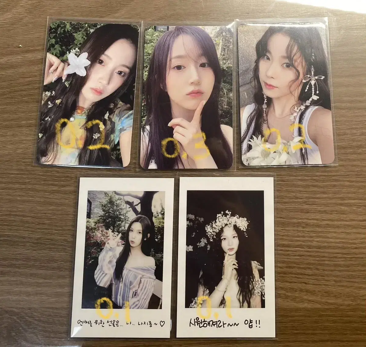 nmixx unreleased photocard alpo pre-order benefit wts lily haewon sullyoon bae jiwoo kyujin patierclark