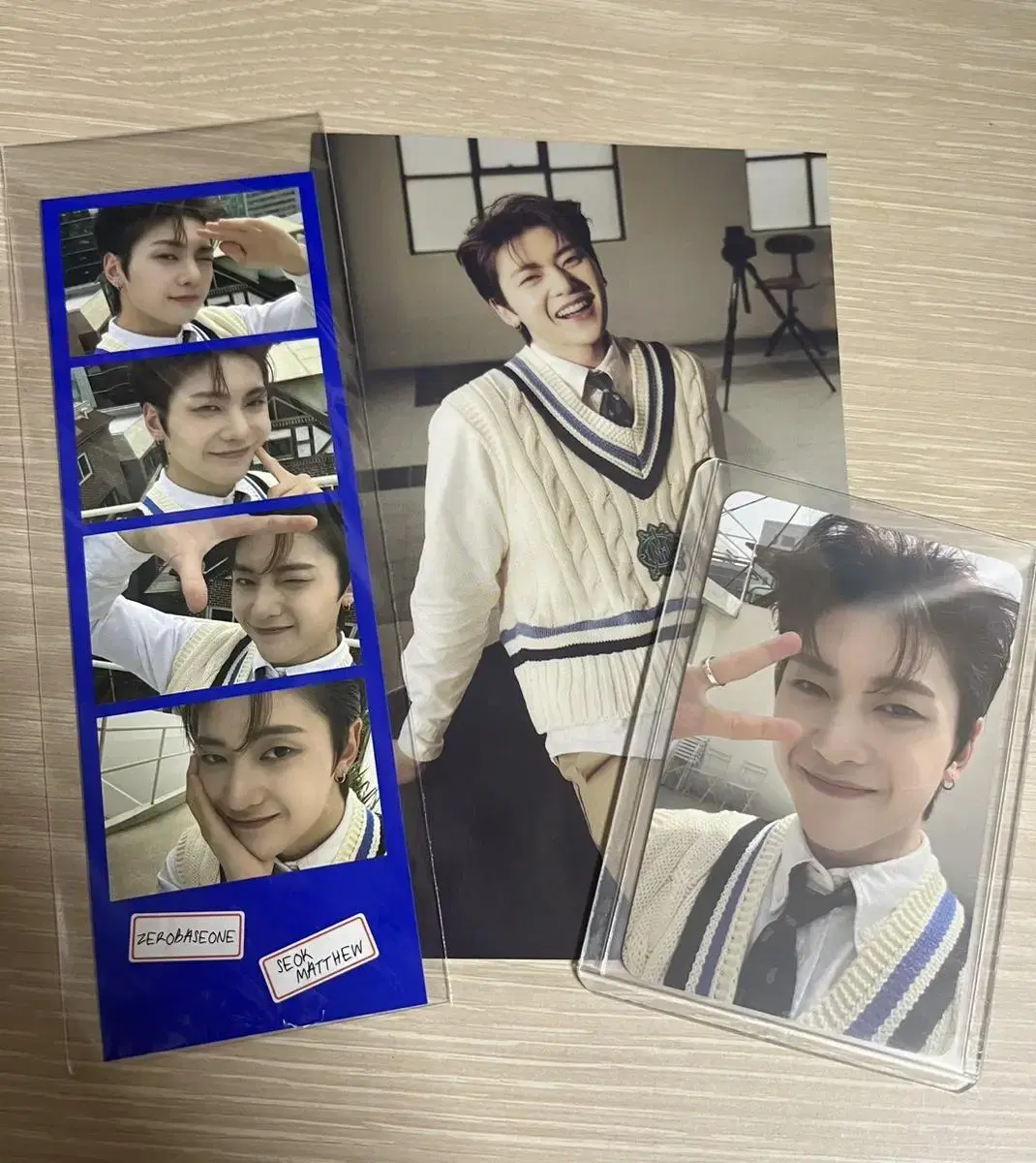 Seok Matthew Fan Club photocard postcard Necut bulk Sell!