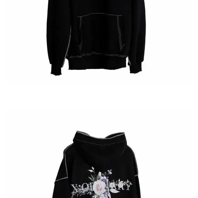 엑스오디너리 Stitch Damage Hoodie