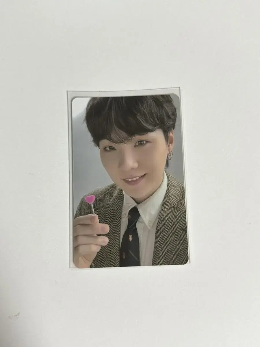 8 years of bangtan suga photocard