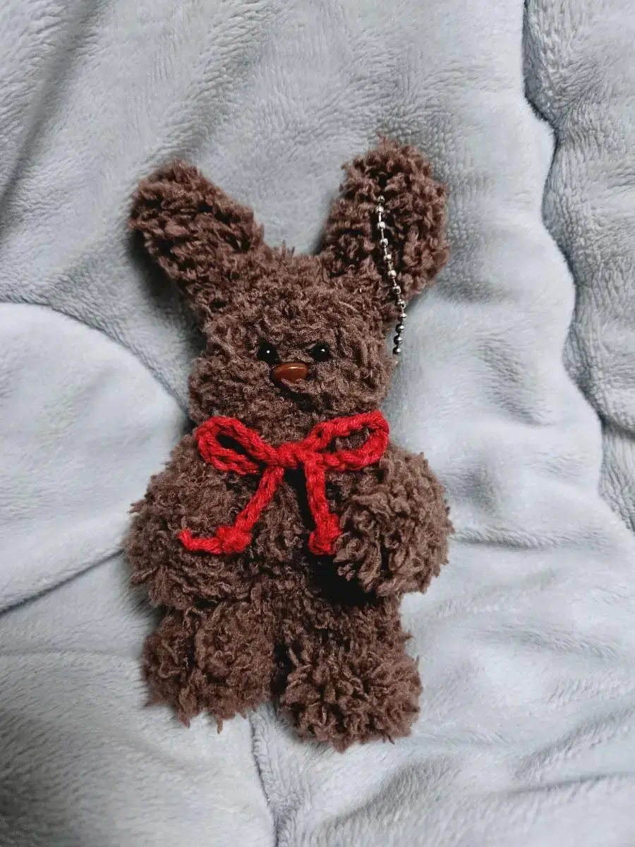 Fluffy chocolate moose keyring*6,900 won