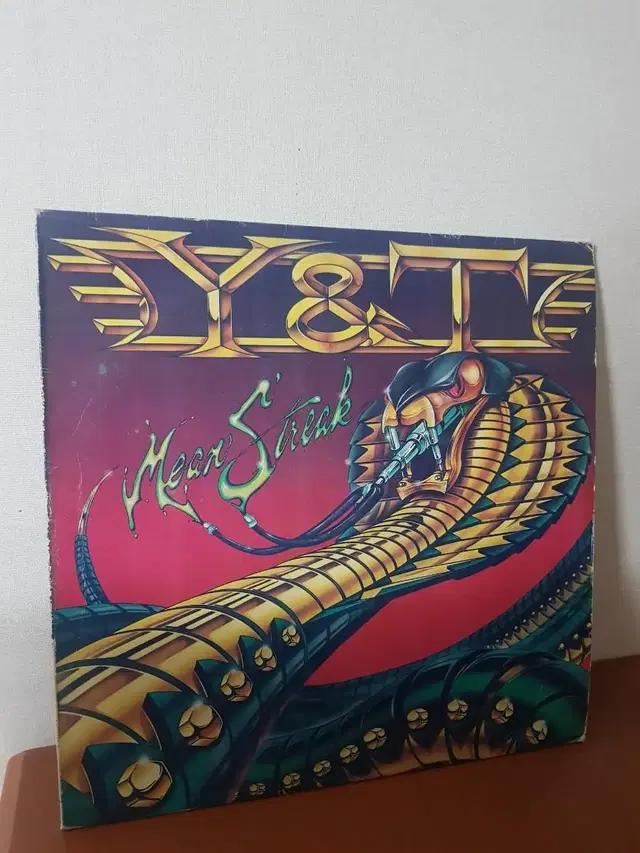 헤비메탈 Y & T Mean Streak  카피반엘피 바이닐 vinyl