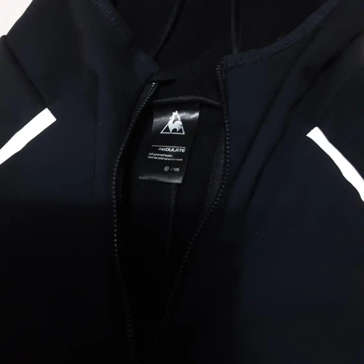 르꼬끄 (Le Coq Sportif) 기모 후드 집업, 아우터 - 105