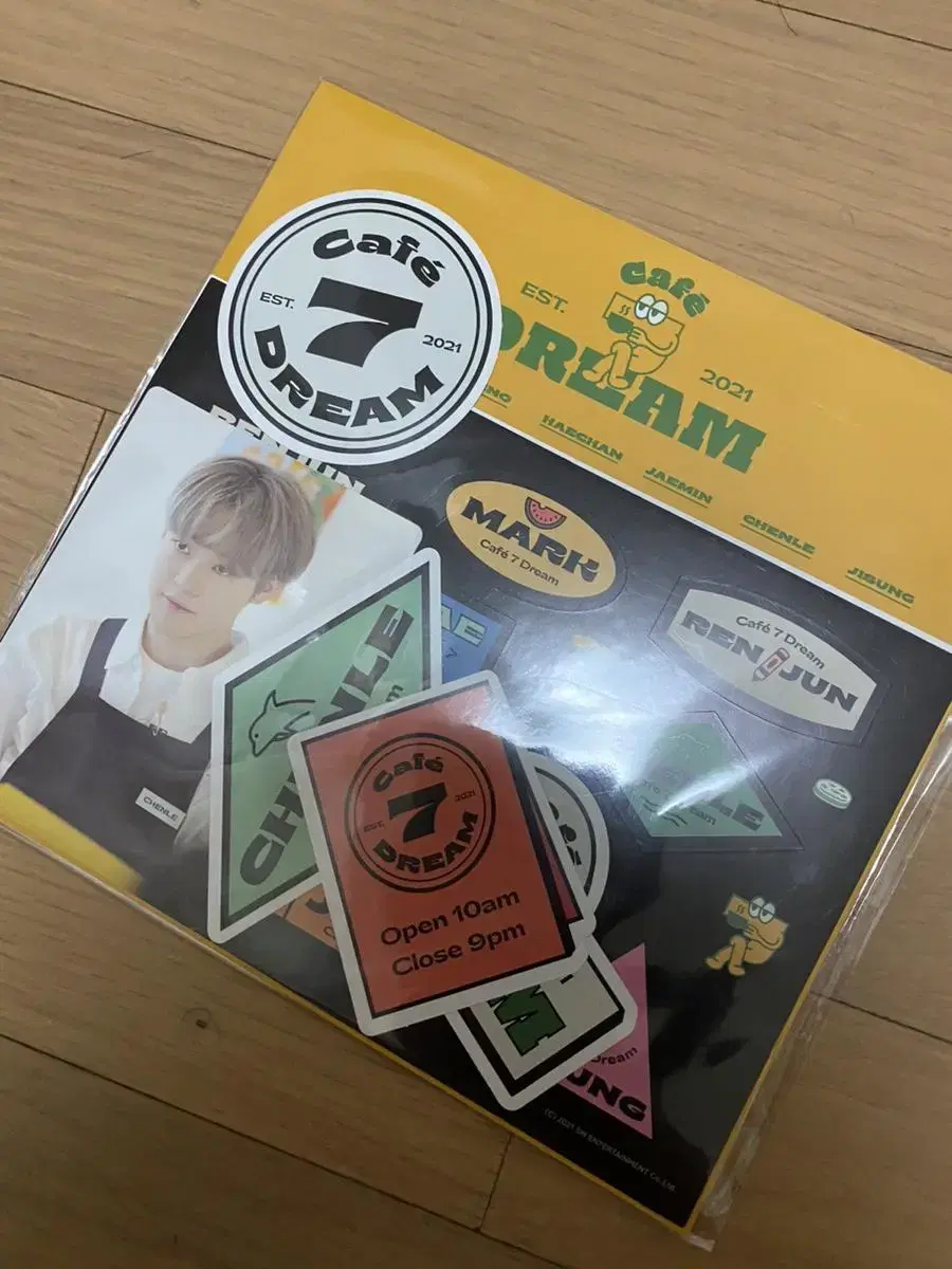 nct dream cafe7dream cafechilldream luggage sticker set chenle