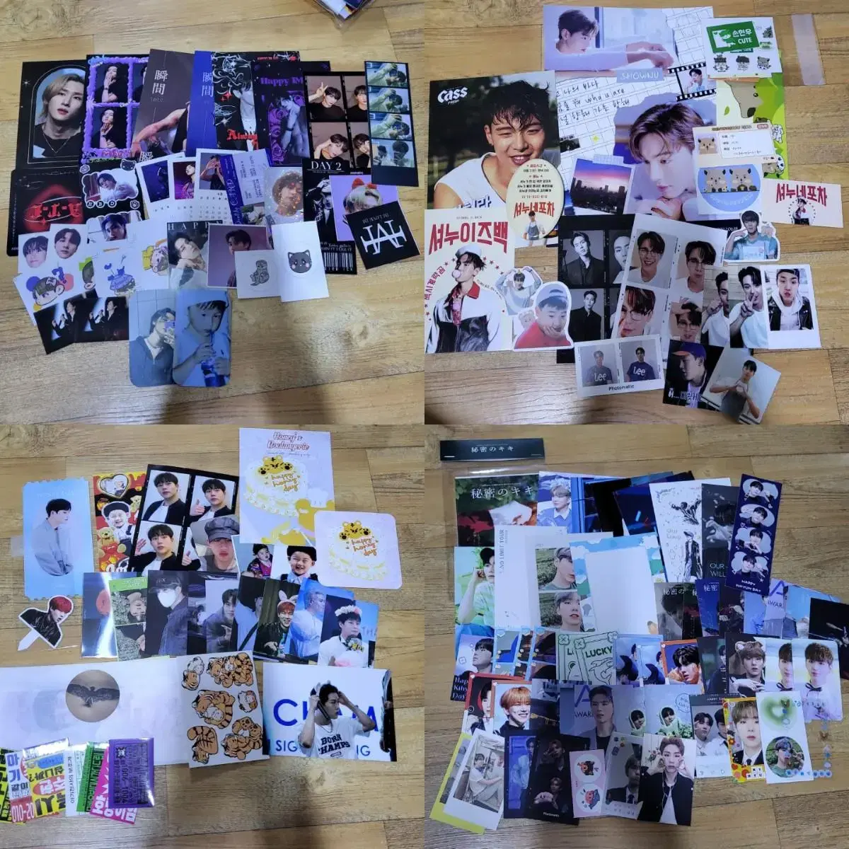 (bulk)monsta x monstax unofficial goods photocard postcard