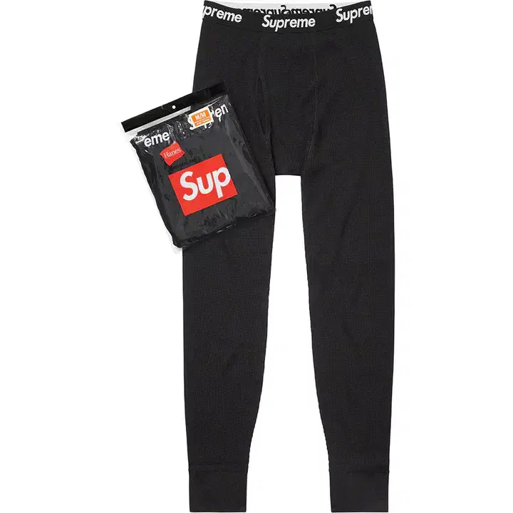 L,XL Supreme Haynes Thermal Pants Black Supreme Pants Supreme Leggings Pants