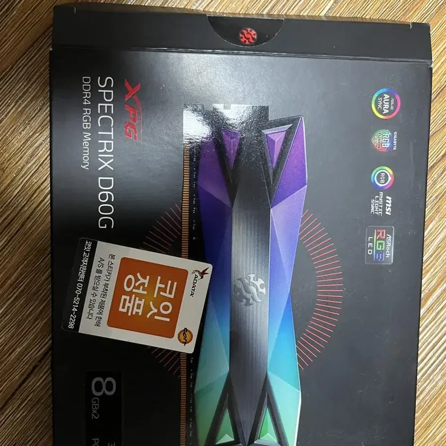 Spectrix D60G 램팝니다 8gb*2 ddr4