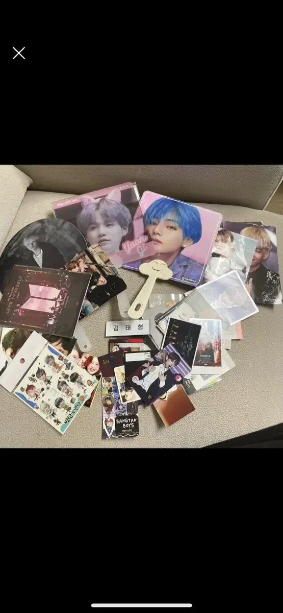 BTS merchandise + small amount of girl group merchandise