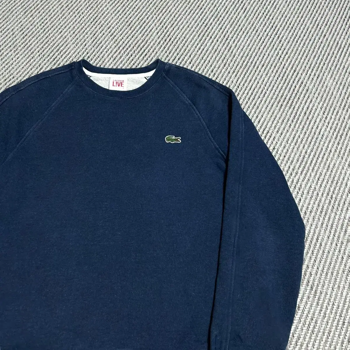 [ S ] Lacoste 라코스테 인디고 라운드 맨투맨