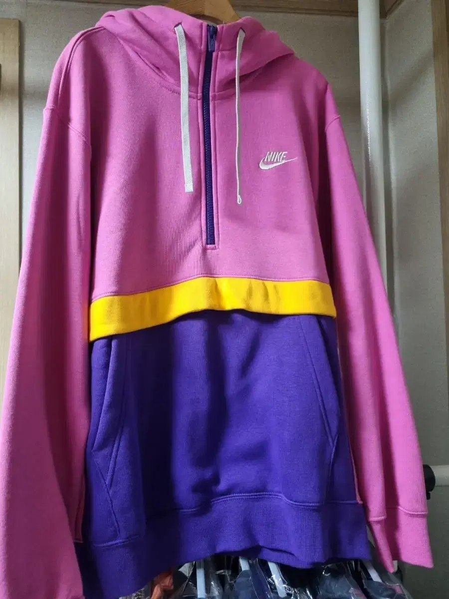 Nike Colorblocked Anorak Vahn Zip-Up Hoodie L