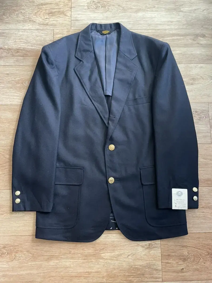 Chipp 3roll2 button navy keum blazer