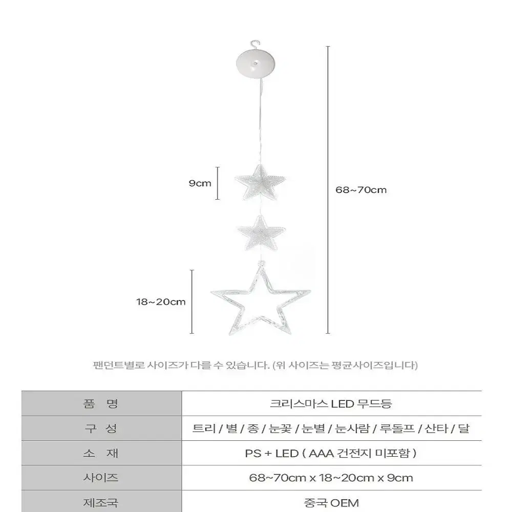 크리스마스 창문트리 LED 조명 유리크리스마스 가랜드 조명 오너먼트