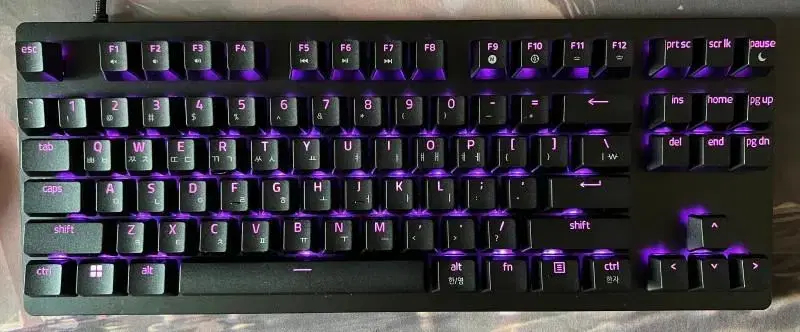 Laser Huntsman v2 TKL Purple