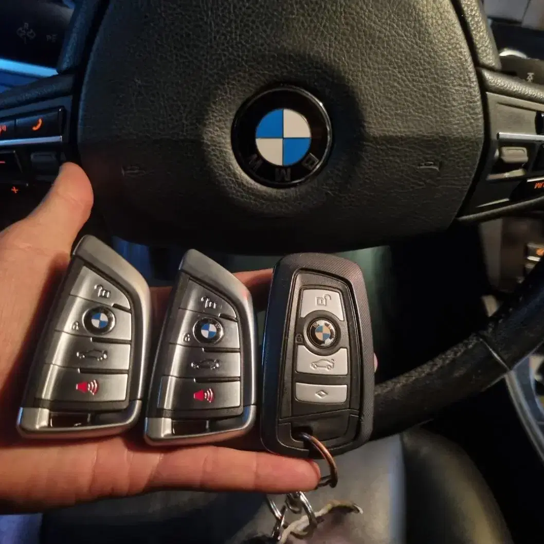 BMW 3시리즈 5시리즈 스마트키 스페어키 침수 세탁 파손 차키 수리